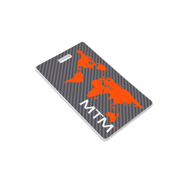 Unisub 2.5  x 4.25  Rectangle Sublimation FRP Bag Tag Online Sale - Image 2