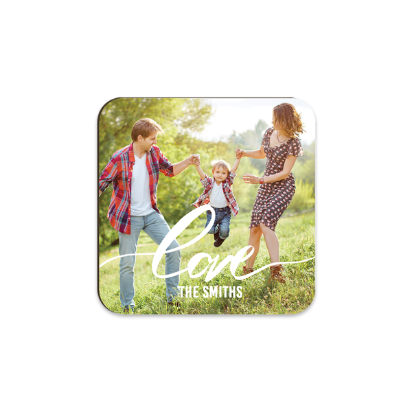 Unisub 3.5  Square Sublimation Hardboard Coaster - Gloss White w  Raw Back Fashion - Image 2