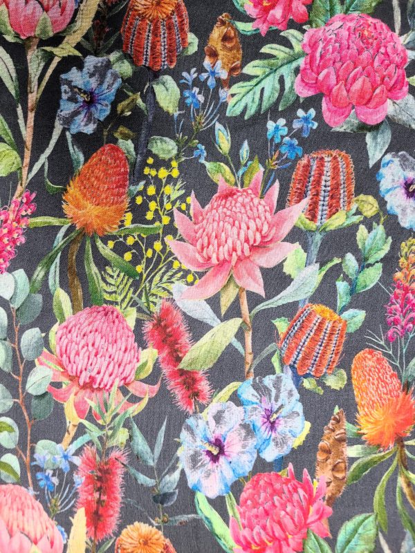 Tropical Floral Cotton Modal Scarf Online Hot Sale - Image 2