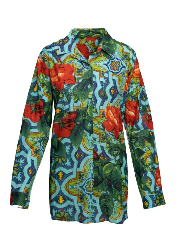 Aqua Rose KikiSol Boyfriend Shirt Discount